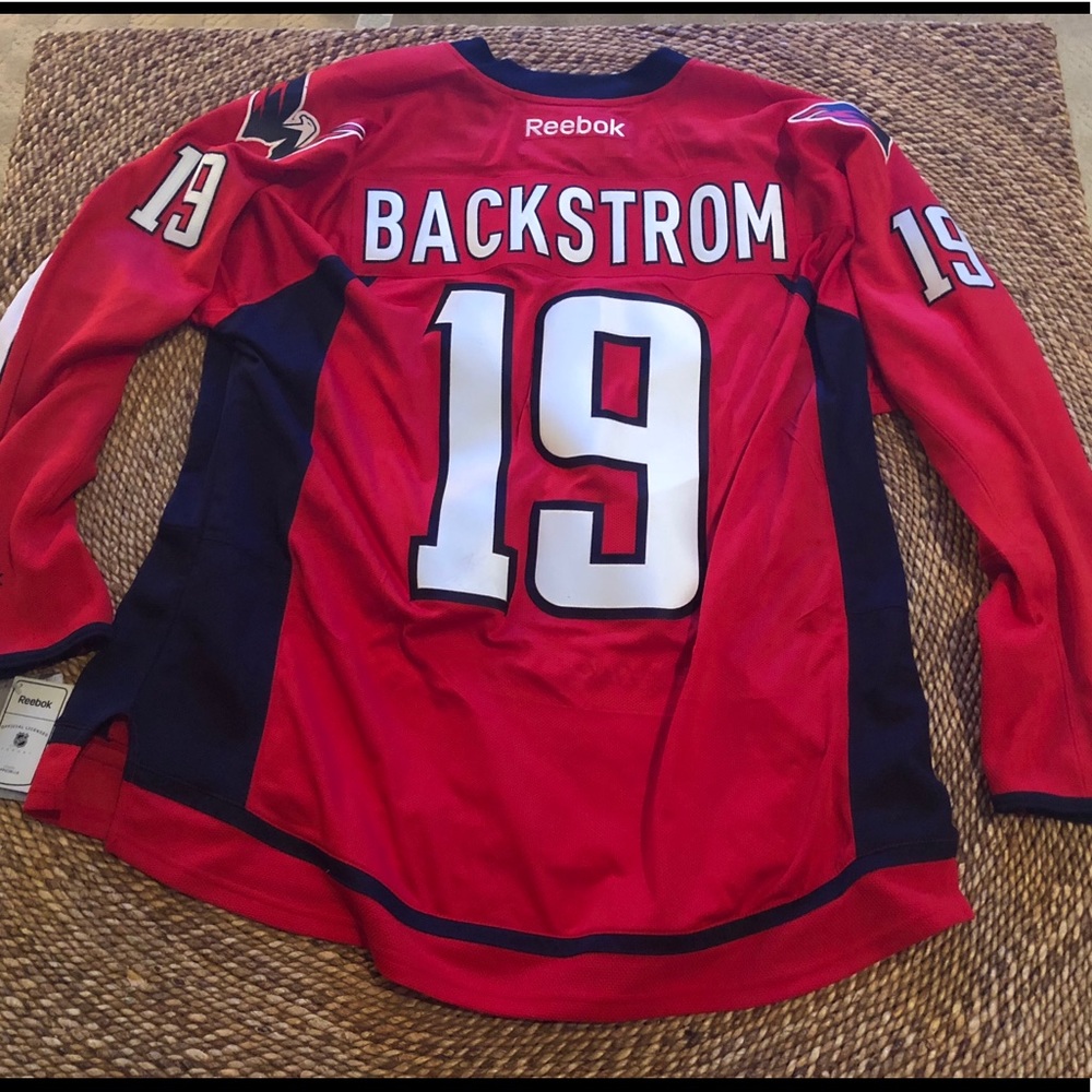 Washington Capitals Backstrom Premier Jersey Sz3XL